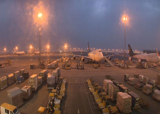 Correo aéreo global rápido DHL Global Transporte aéreo de carga Guangzhou a todo el mundo