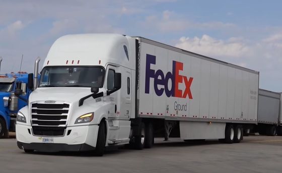 การจัดส่งเร็ว FEDEX สินค้าต่างประเทศ FEDEX รถบรรทุก สินค้ากวางโจว ไปทั่วโลก